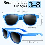 12/24/36/48 Pack Lunettes de soleil Neon Enfants Garçons et filles Lunettes Enfants Fournitures pour la fête en vrac pour piscine de plage