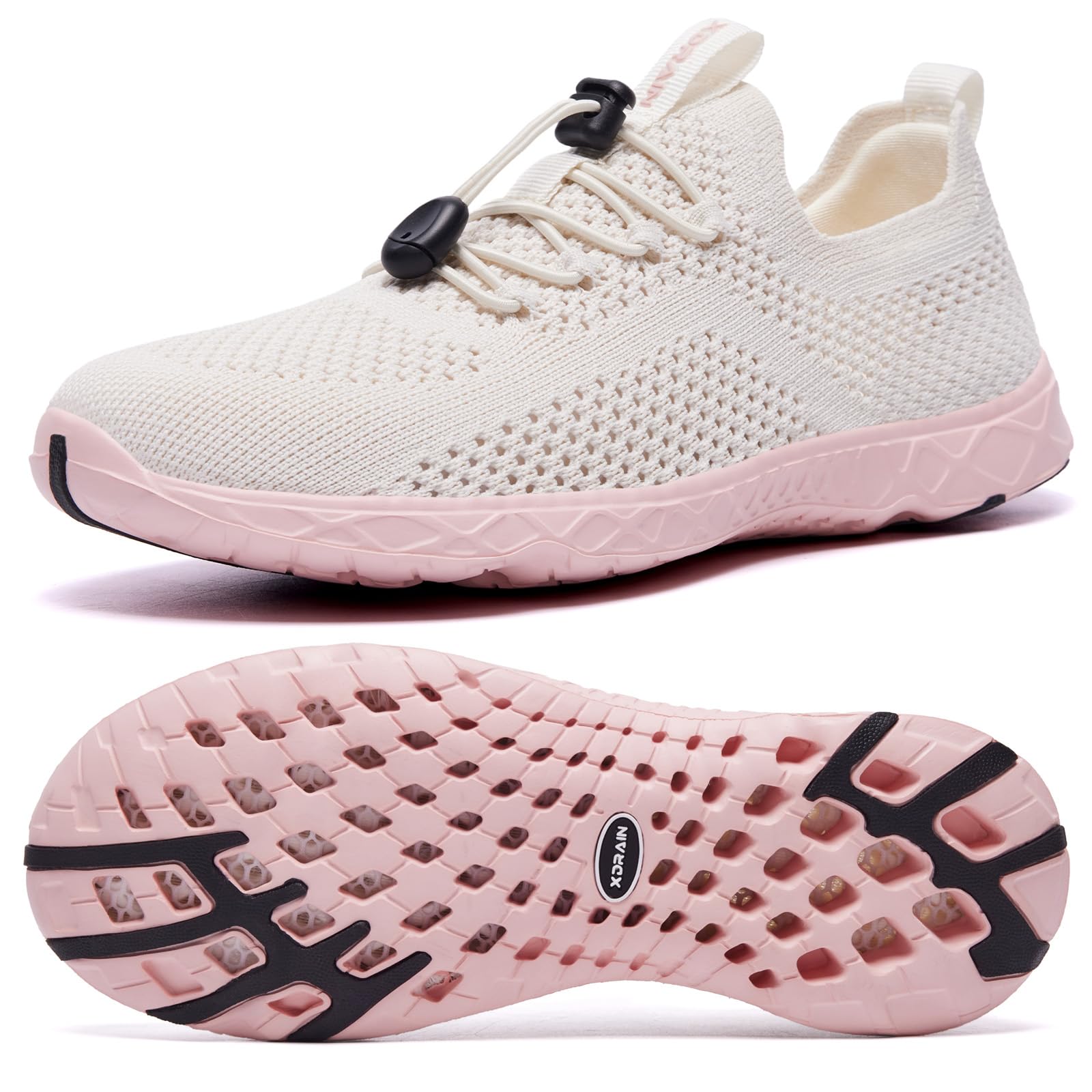 KOLILI Women's Stylish Water Shoes, Tennis Walking Shoes with Arch Support, Best for Water Sports, Travel & Walk