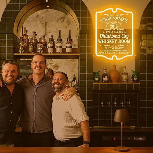Miniatura 3 de Letreros de barra de neón personalizados para pared de bar del hogar, letrero de neón personalizable para el hogar para cueva de hombre, letrero LED
