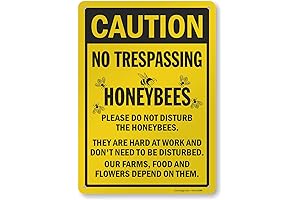 SmartSign Bee Yard Signs: Protection for Your Pollinators