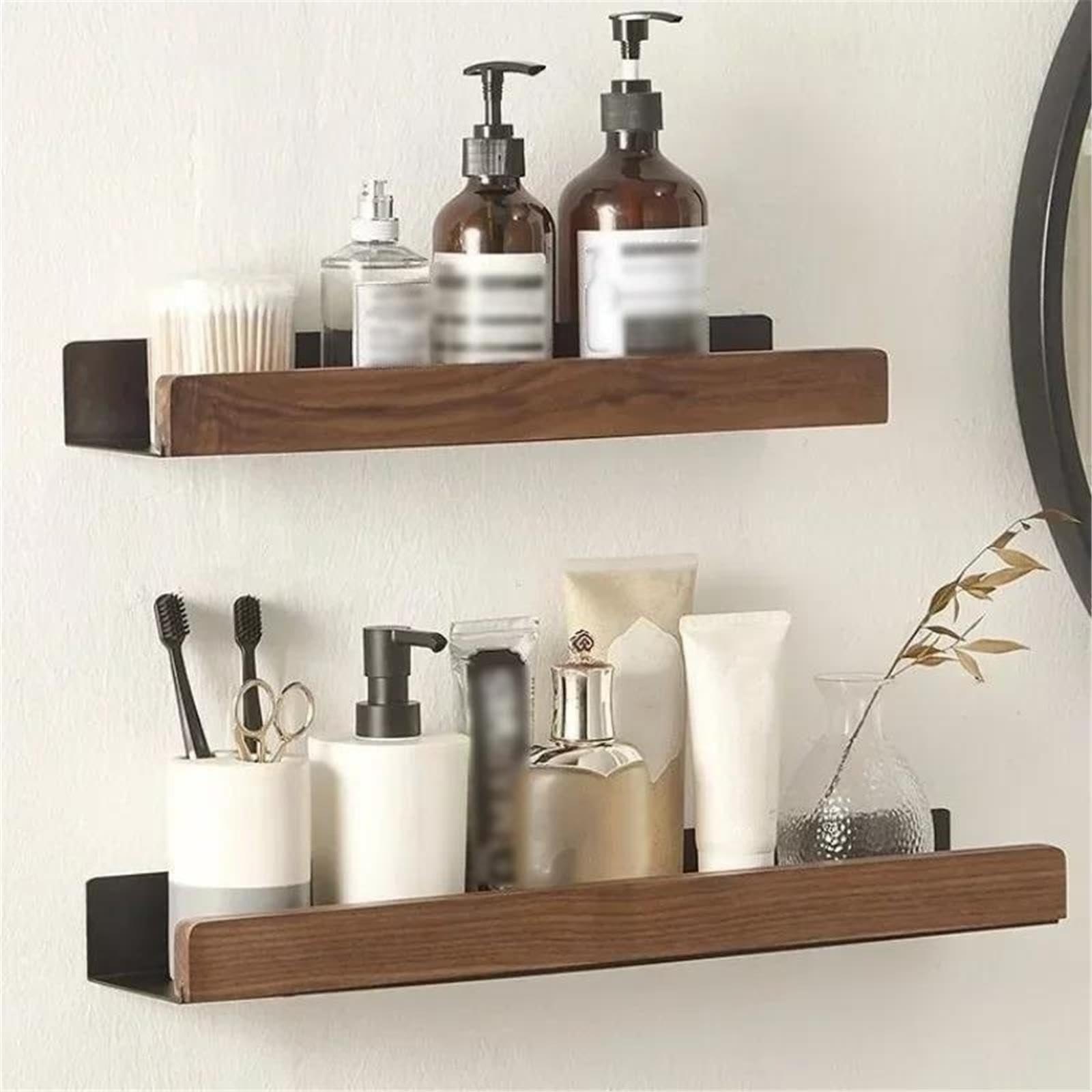 Étagère de salle bain Étagères douche murales Rangement(Moyen)