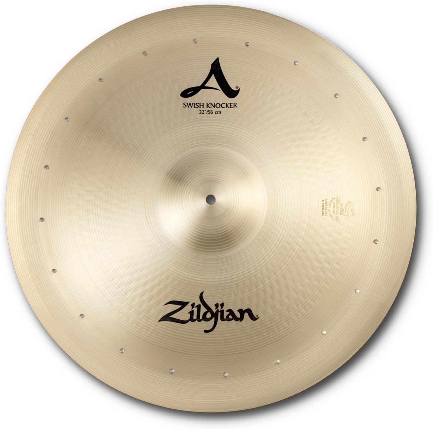 Avedis Zildjian Company A Series Swish Cymbal with Rivets - 22 Inches