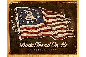 Collectible Don't Tread On Me Tin Sign