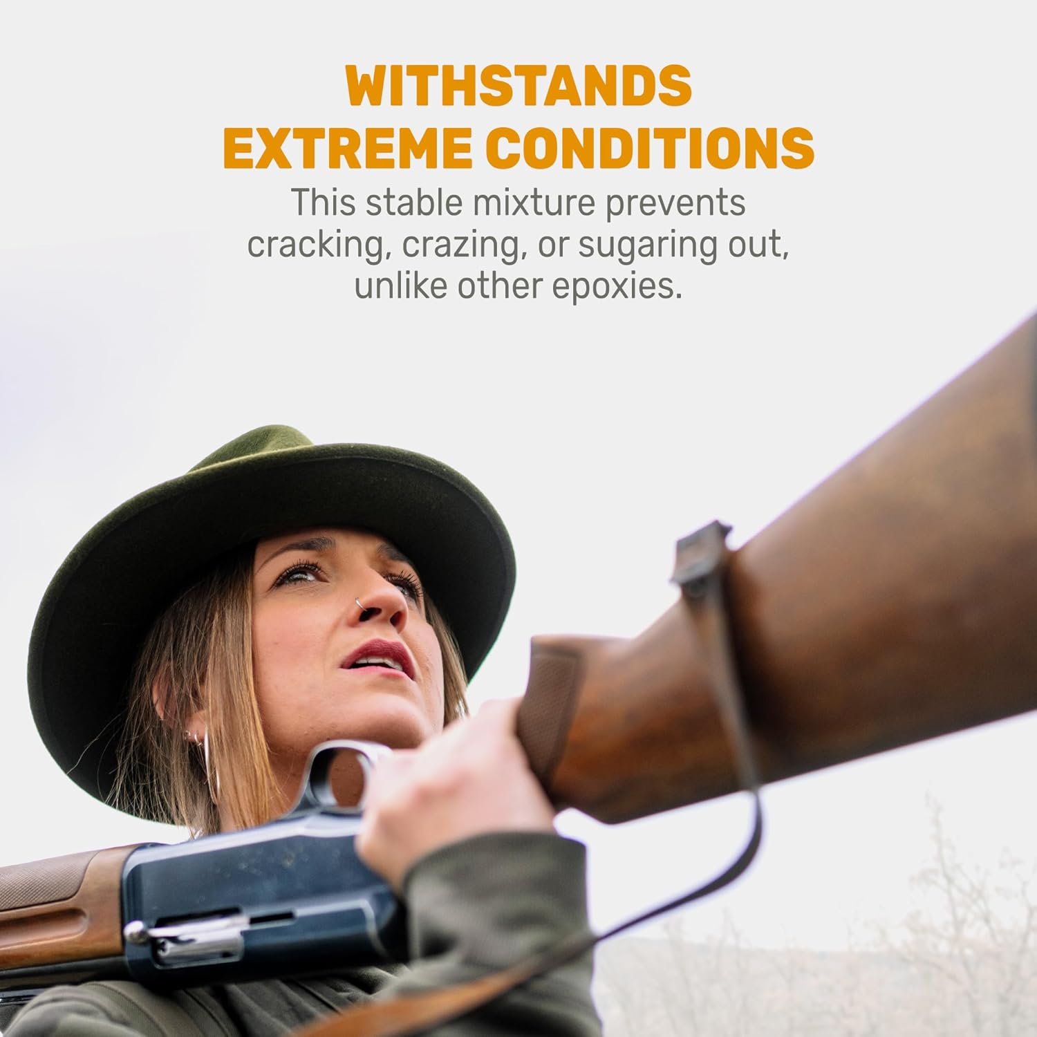 Brownells ACRAGLAS Gel Glass Bedding Epoxy Compound Kit for Rifle Stock, Gunsmithing Tools, Made in USA, Non-Flammable, 4 oz, 081014007