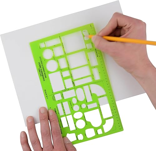 Miniatura 3 de Westcott Plantilla de muebles para el hogar (T-830)