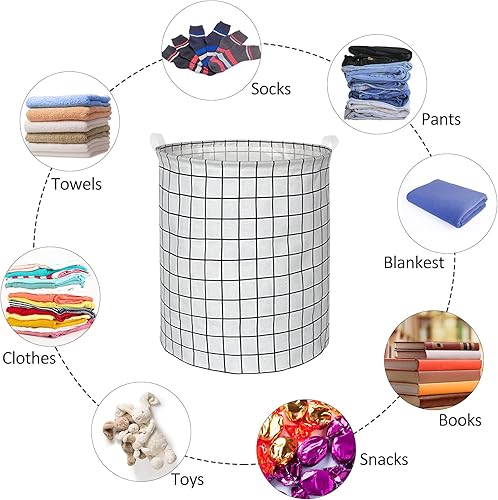 Miniatura 32 de Cesta plegable para ropa sucia en el dormitorio, impermeable, para baño, bolsa grande de lavandería en dormitorio universitario, guardarropa, sala