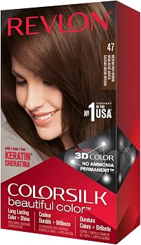 Revlon Colorsilk Natural Hair Color, 4WB Medium Rich Brown each Pack of 1