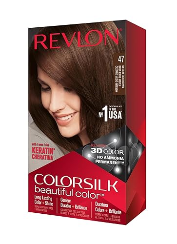 Miniatura 99 de Revlon Colorsilk - Tinte permanente para el cabello, cubre 100% las canas, sin amoníaco, con queratina y aminoácidos, castaño claro 51, 4.4 onzas