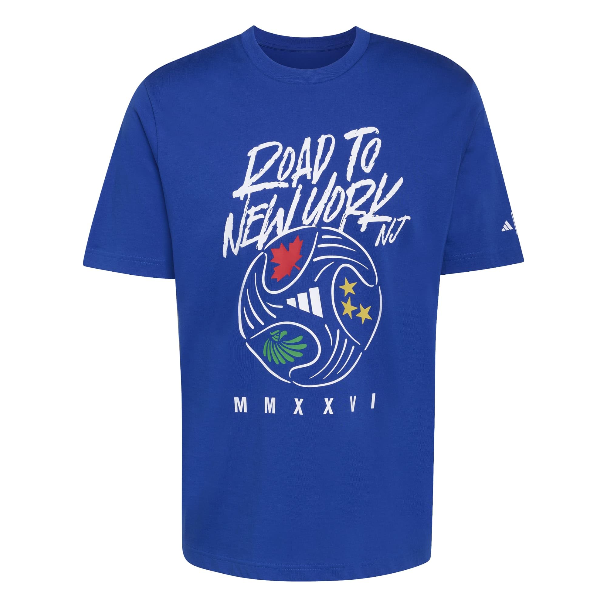adidas Men's FIFA WC Road to NY NJ Graphic T-Shirt, Team Royal Blue, XXL