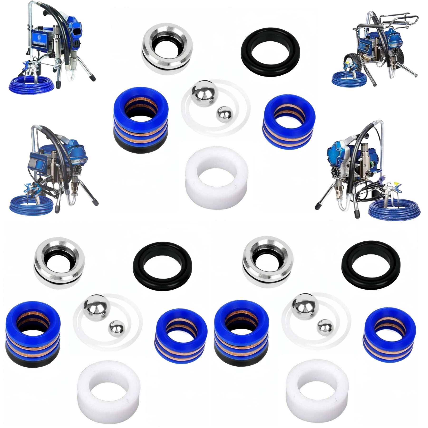 244194 Pump Repair Packing Kit for Graco Airless Paint Sprayer 210