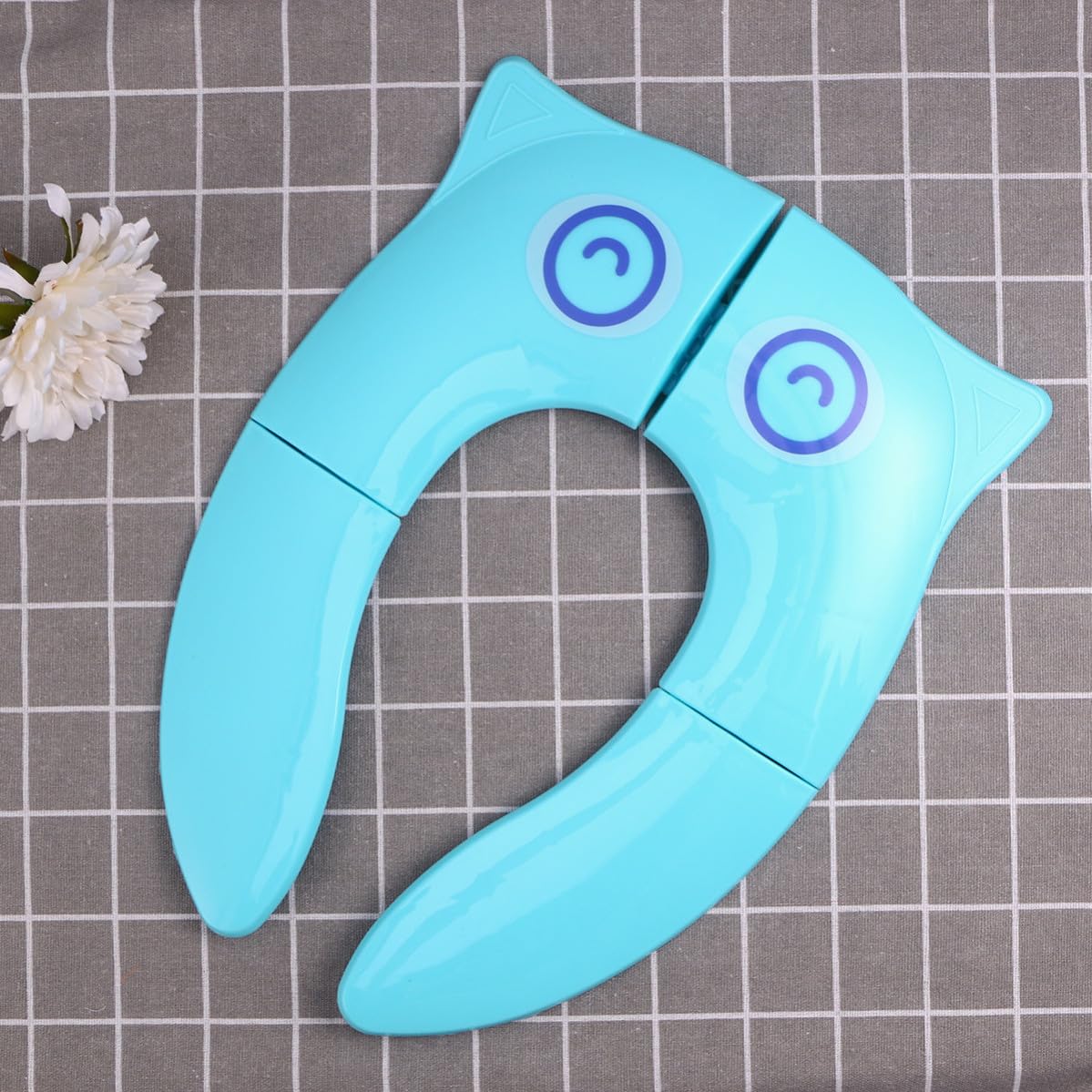 Asiento de Inodoro Plegable para Niños, Azul, Pp, Portátil
