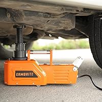 Vista 8 de EAMBRITE 12V DC resistente de 4,5 Toneladas, piso hidráulico Jack con luz LED.