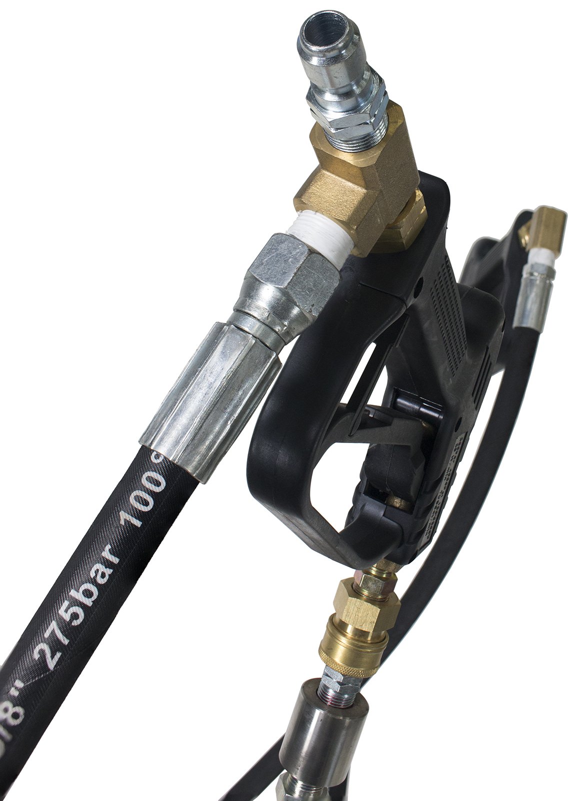 Erie Tools 20" Polypropylene Surface Cleaner with Wheels, 3 Nozzle