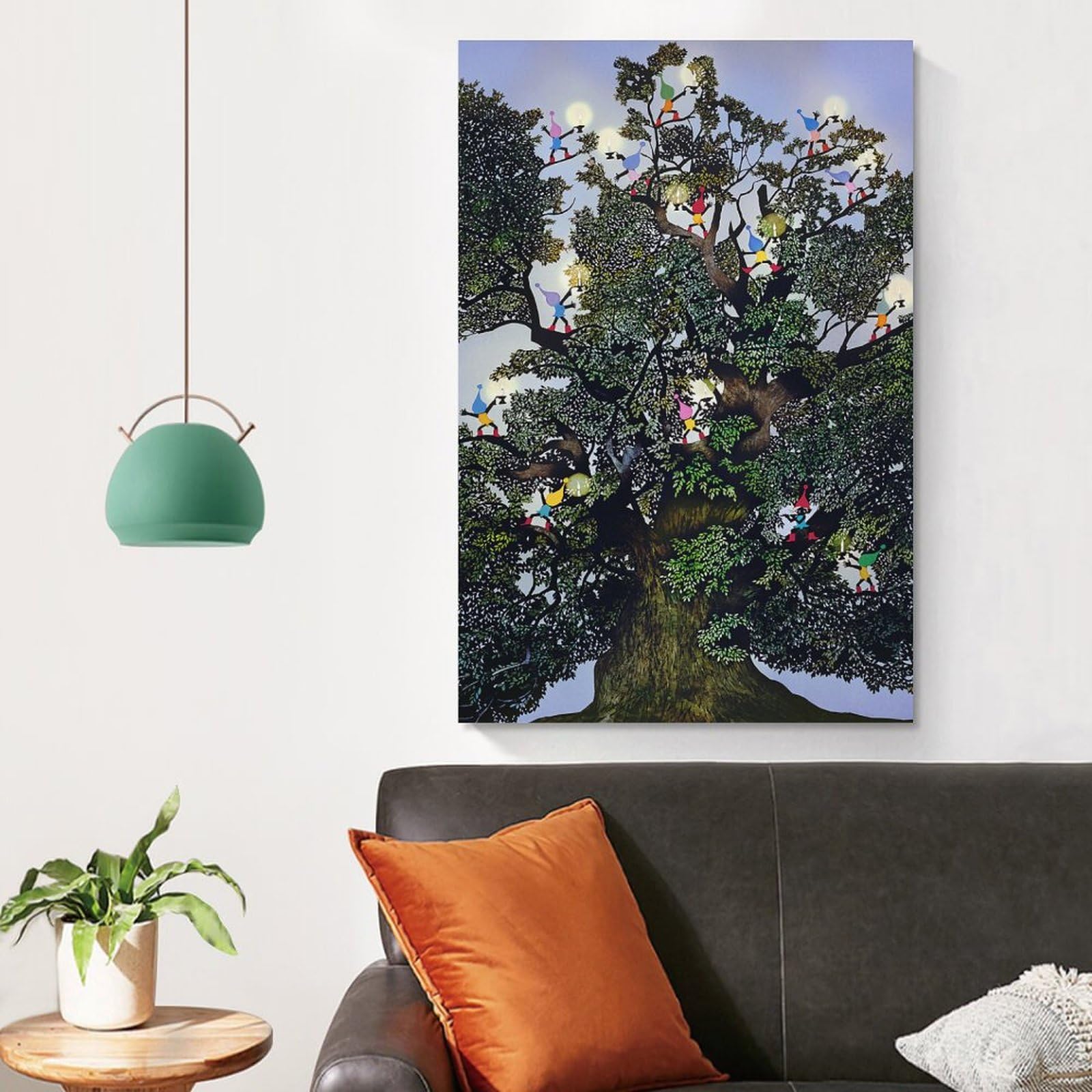 Amazon.co.jp: 藤城清治 大クス癒しの祈り 絵画 ポスター 工芸品の装飾