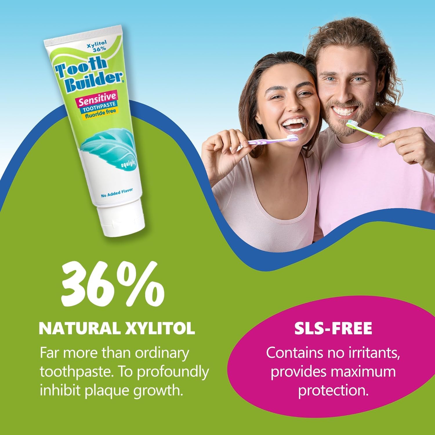 Squigle Tooth Builder Sensitive Toothpaste (4 Oz) by Squigle