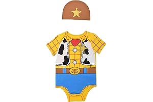 Toy Story Baby's Halloween Cosplay Costume Onesie & Cap Set