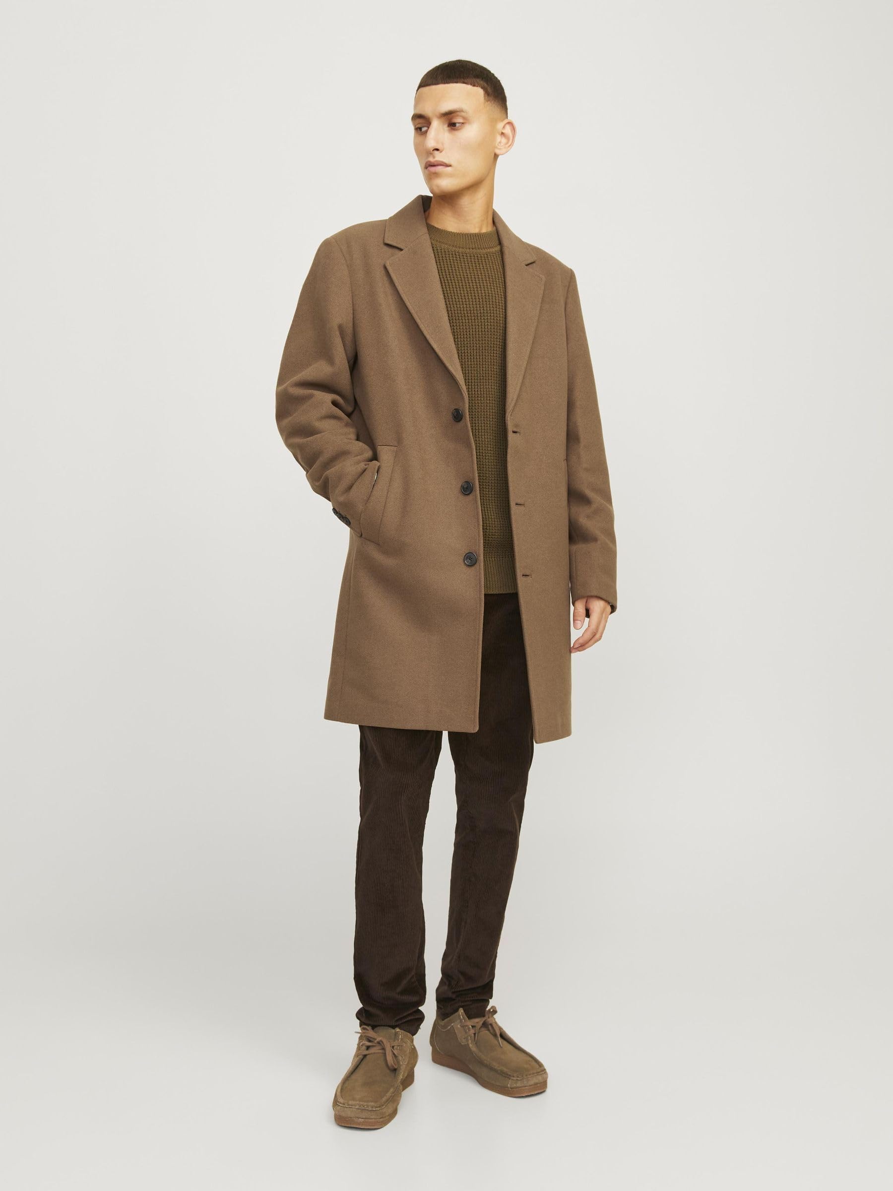JACK & JONES Herren Jjemorrison Wool Coat Sn Wollmantel