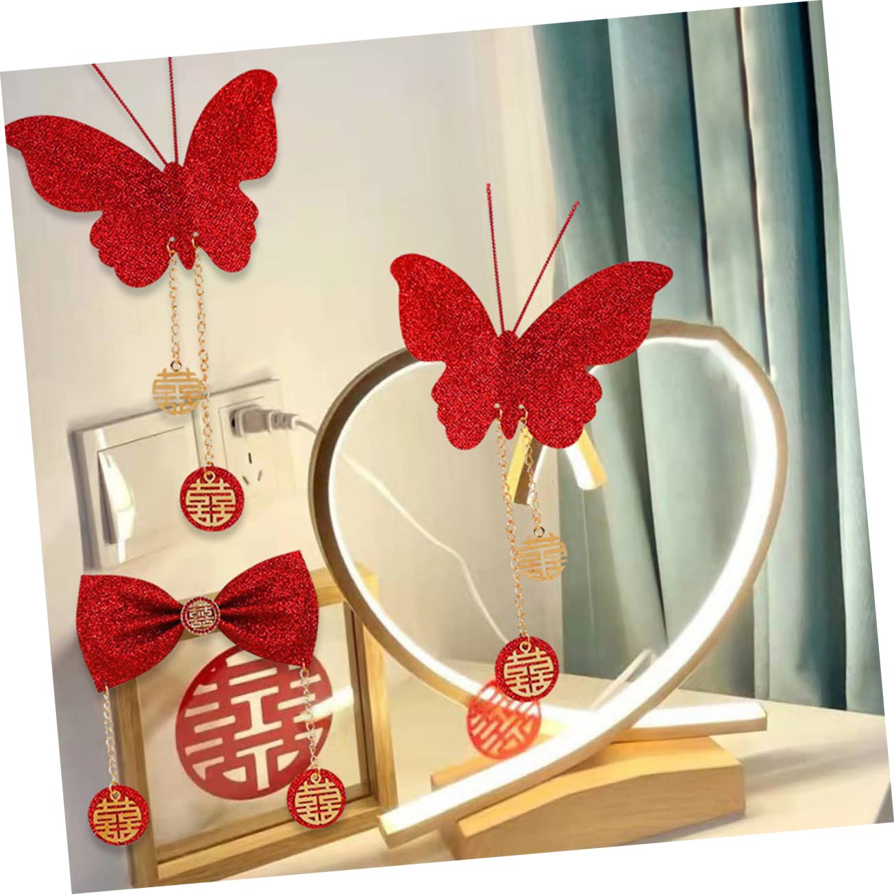 ULTECHNOVO 20stücke Deko Schmetterlings Ornament Glitzernde Für Schlafzimmer Dekoration Für Und Feiern Vielfältige Anwendungsmöglichkeiten
