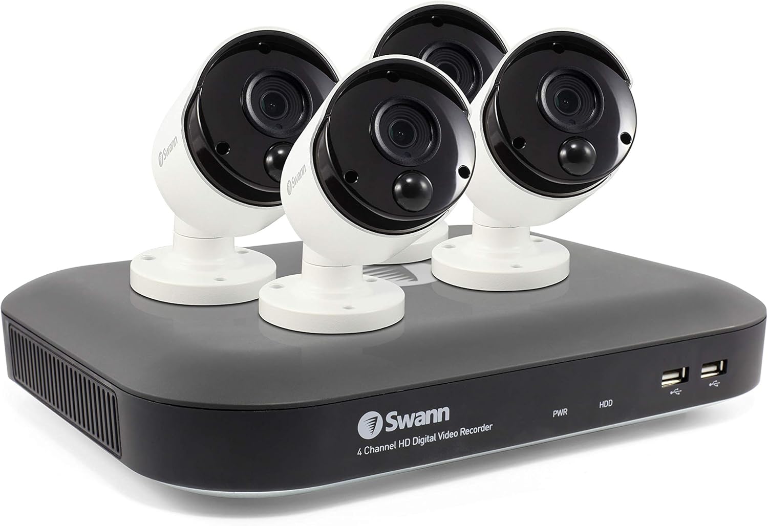 Best Quality 🔥 Swann Home Security Camera System, 4K Ultra HD, 4 Channel 4 Bullet Cameras, Indoor/Outdoor Wired Surveillance CCTV DVR, Color Night Vision, with 1TB Hard Drive, SWDVK-455804-US Crazy Clearance Swann Home Security Camera System, 4K Ultra HD, 4 Channel 4 Bullet Cameras, Indoor/Outdoor Wired Surveillance CCTV DVR, Color Night Vision, with 1TB Hard Drive, SWDVK-455804-US
