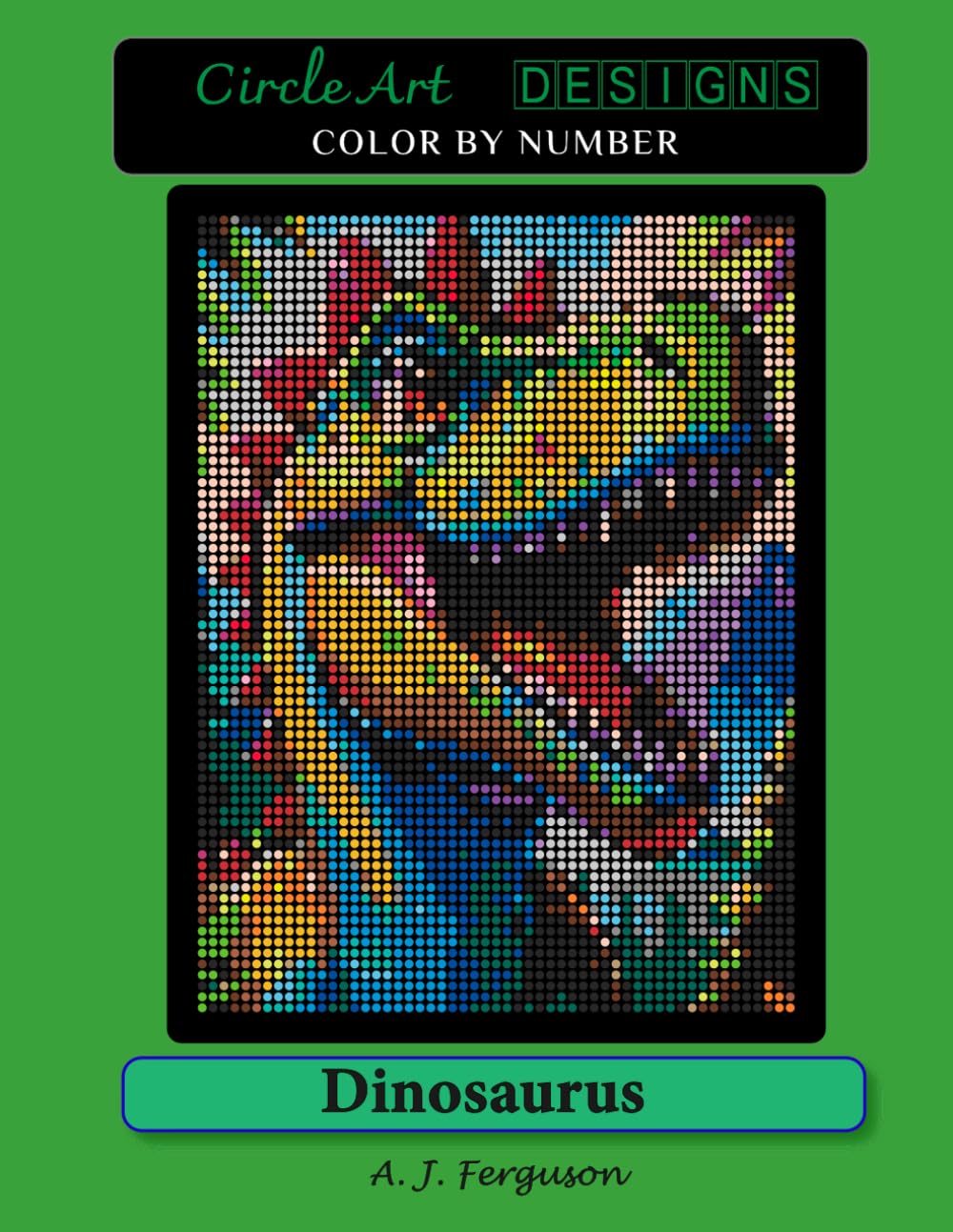 Dinosaurus Color by Number Book - Standard paper