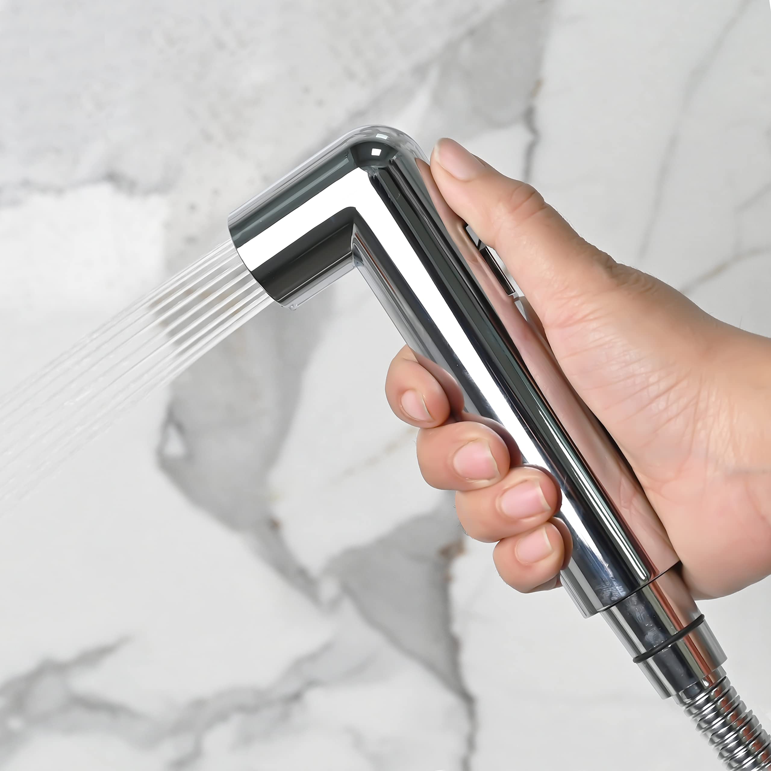 RESPITE Magnetic Health Faucets for Bathroom | Jet Spray for Toilet with Hose and Holder - Silver Chrome Finish with Superior Magnet Holder - Easy Grip and Leak Proof Design (B0BYVSSKTR) Amazon Price History, Amazon Price Tracker