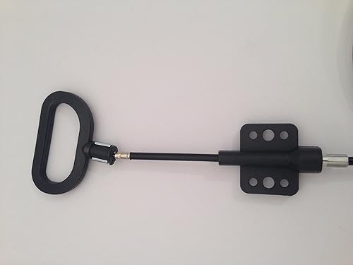 Miniatura 3 de ProFurnitureParts Cable reclinable con anillo en D con mango largo de liberación (7 pulgadas), longitud expuesta 3.25 pulgadas con resorte, longitud