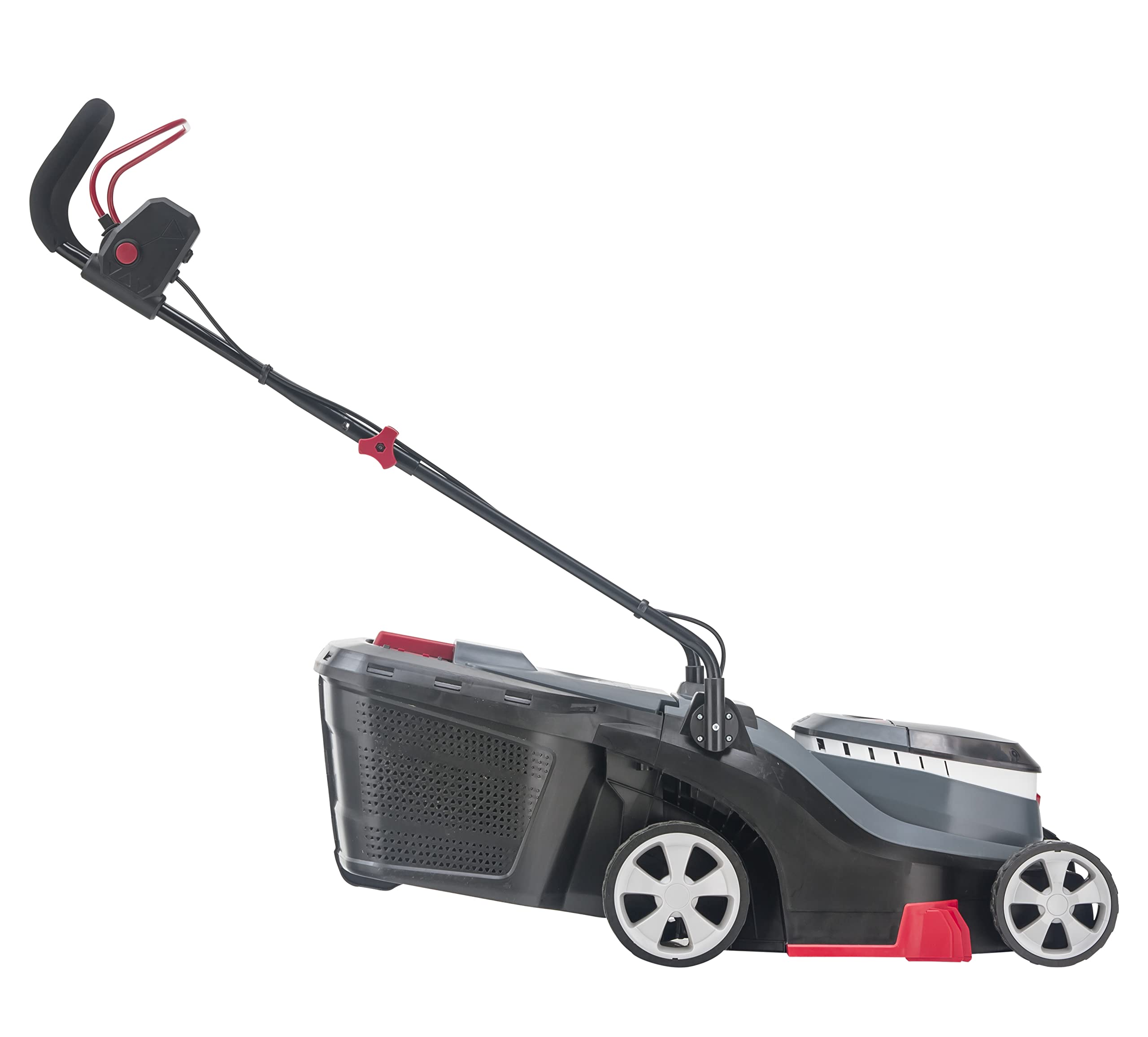 AL-KO Cortacésped inalámbrico 3.22 Li Easy, Ancho de Corte de 32 cm, Compartimento para hasta 2 baterías de Iones de Litio de 18 V, para césped de hasta 200 m², 6 Posiciones de Ajuste de Altura
