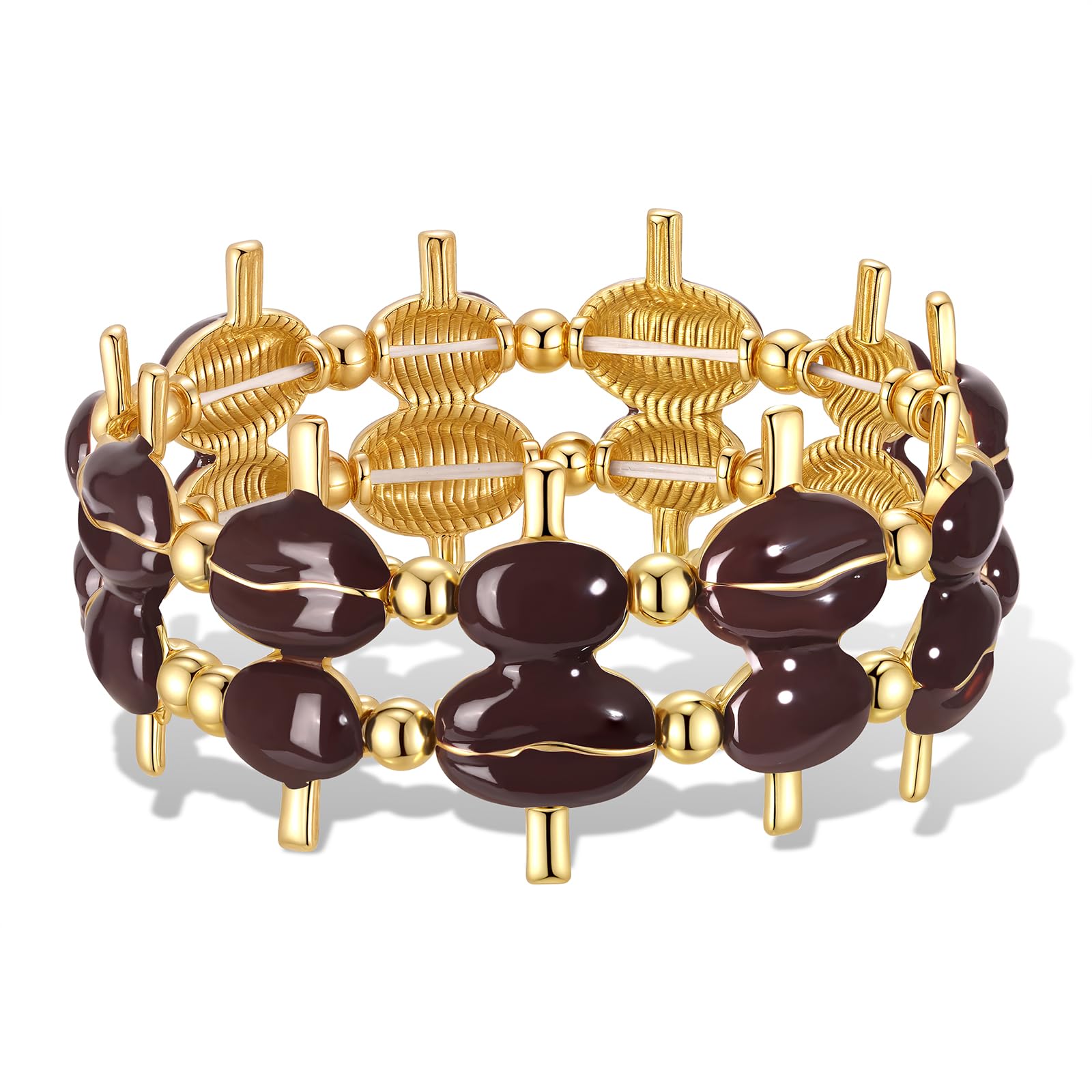 HEIDKRUEGER Martini Bracelet Cute Fruit Stretch Bracelets
