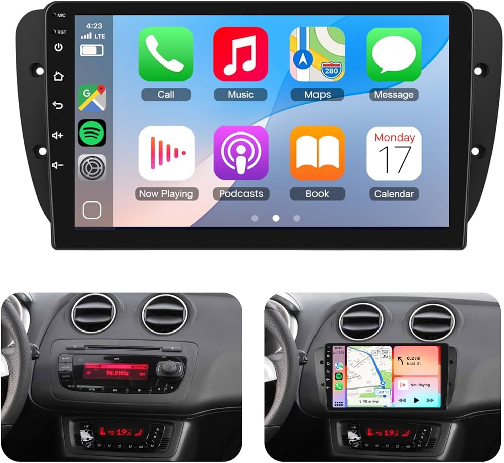 Seat Ibiza | 2009 t/m 2013 | Android 14 | Apple CarPlay
