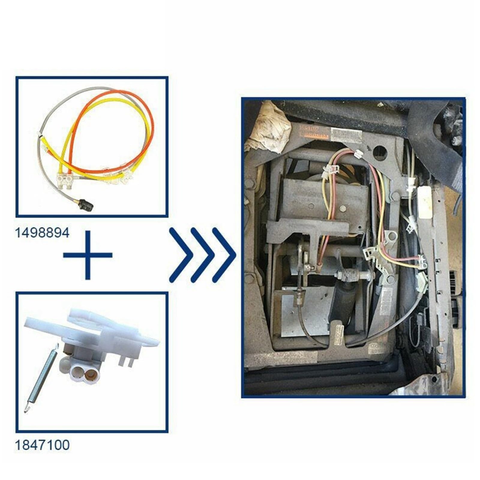 Zawór regulacji siedzenia Scania 20748450 1498894