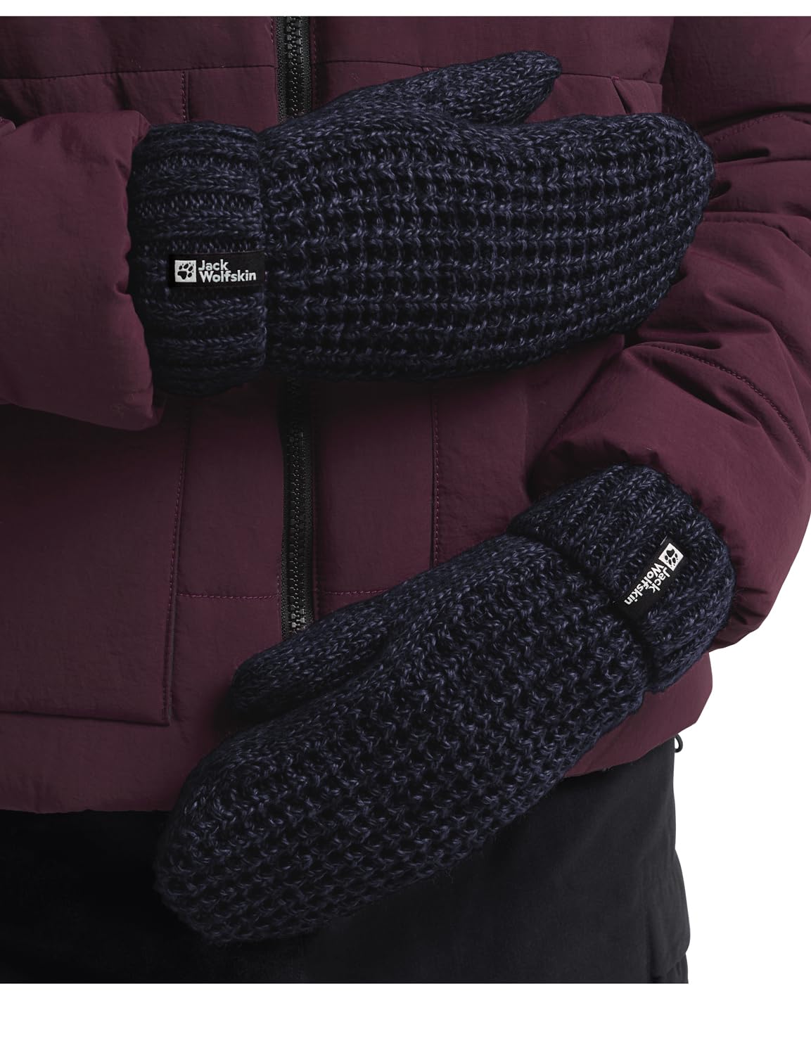 Jack Wolfskin Damen Medley Knit Mitten W Handschuh (1er Pack)
