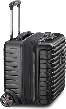 DELSEY PARIS Cruise 3.0 Hardside Underseater Carry On Luggage with 2 Wheels, Black