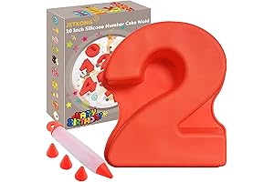 JETKONG Silicone Number Cake Molds