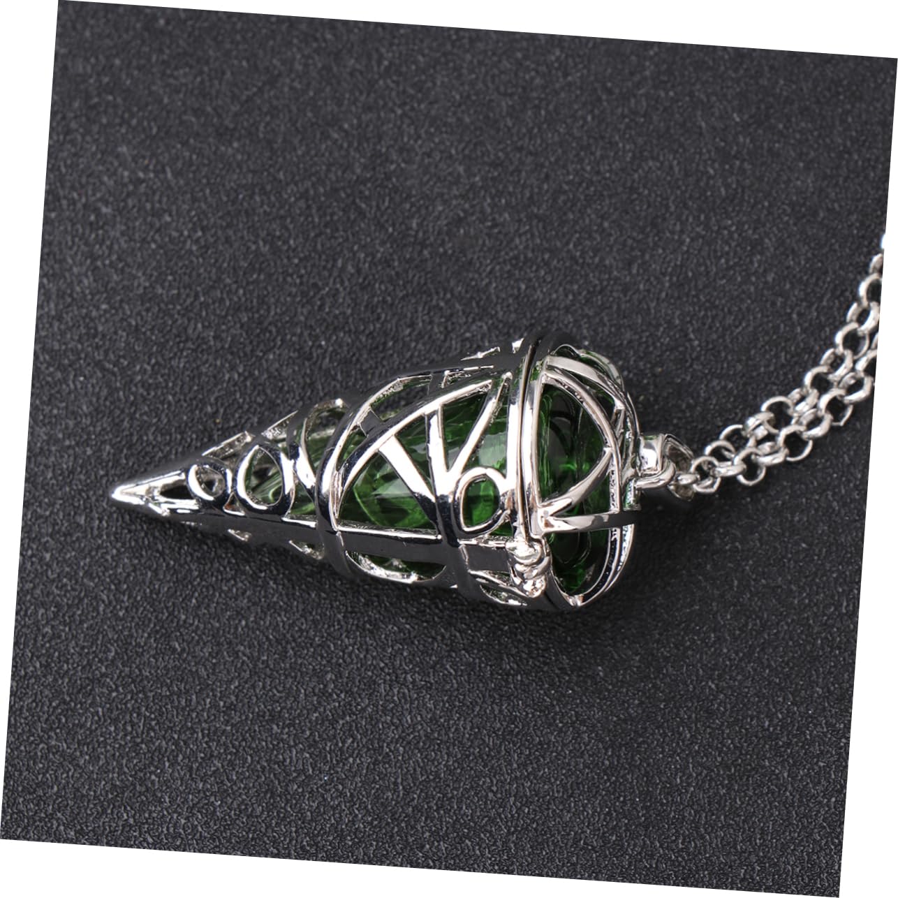 GALPADA Pendente Conico Collane Girocollo Da Donna Gioielli Pendente Scavato Collana Di Aromaterapia Ciondolo Olio Essenziale Collane Di Coppia Diffusori Per Oli Essenziali