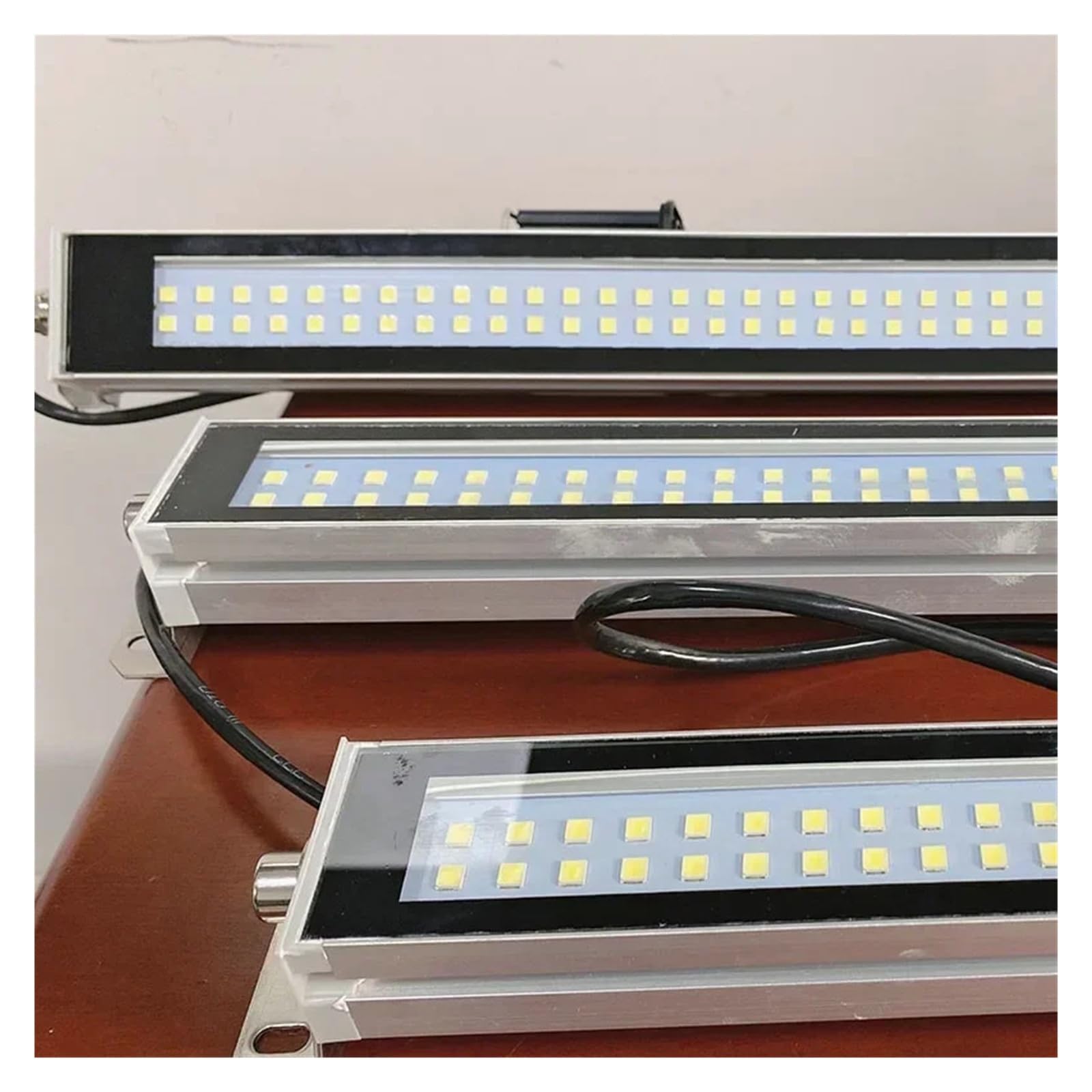 Światło robocze obrabiarki, wodoodporny, olejoodporny i przeciwwybuchowy wspornik obrotowy 24 V 220 oświetlenie tokarki CNC Wysoka jasność(Length-53CM,AC 100-230V)