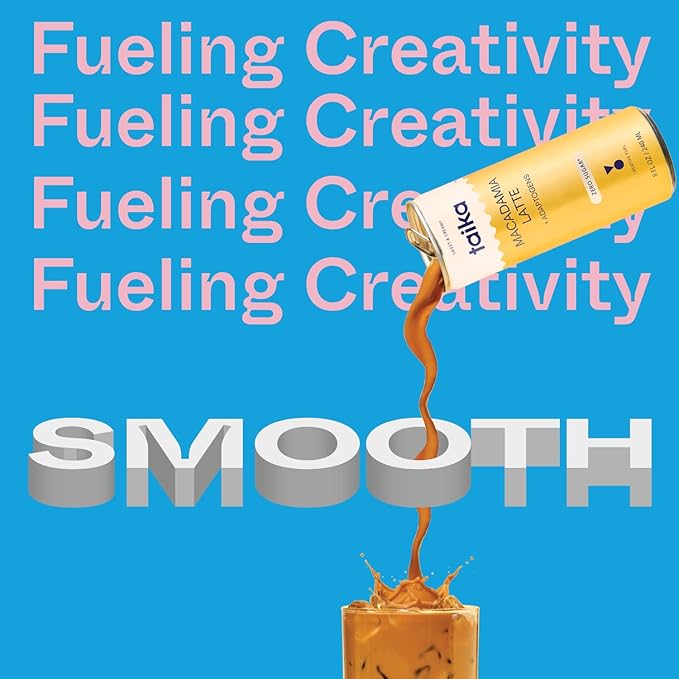 Free from any added sugar, this ready-to-drink latte boasts the perfect amount of caffeine to provide enhanced focus, a sense of calmness, mental clarity, sustainable energy, and even immunity support. Each ingredient is thoughtfully chosen to ensure a superior beverage that fuels your creativity and contributes to a holistic, healthier lifestyle. Taika offers an outrageously delicious range of coffee and tea drinks that are authentically good for you. Embrace the Taika experience to keep calm and seize the day!