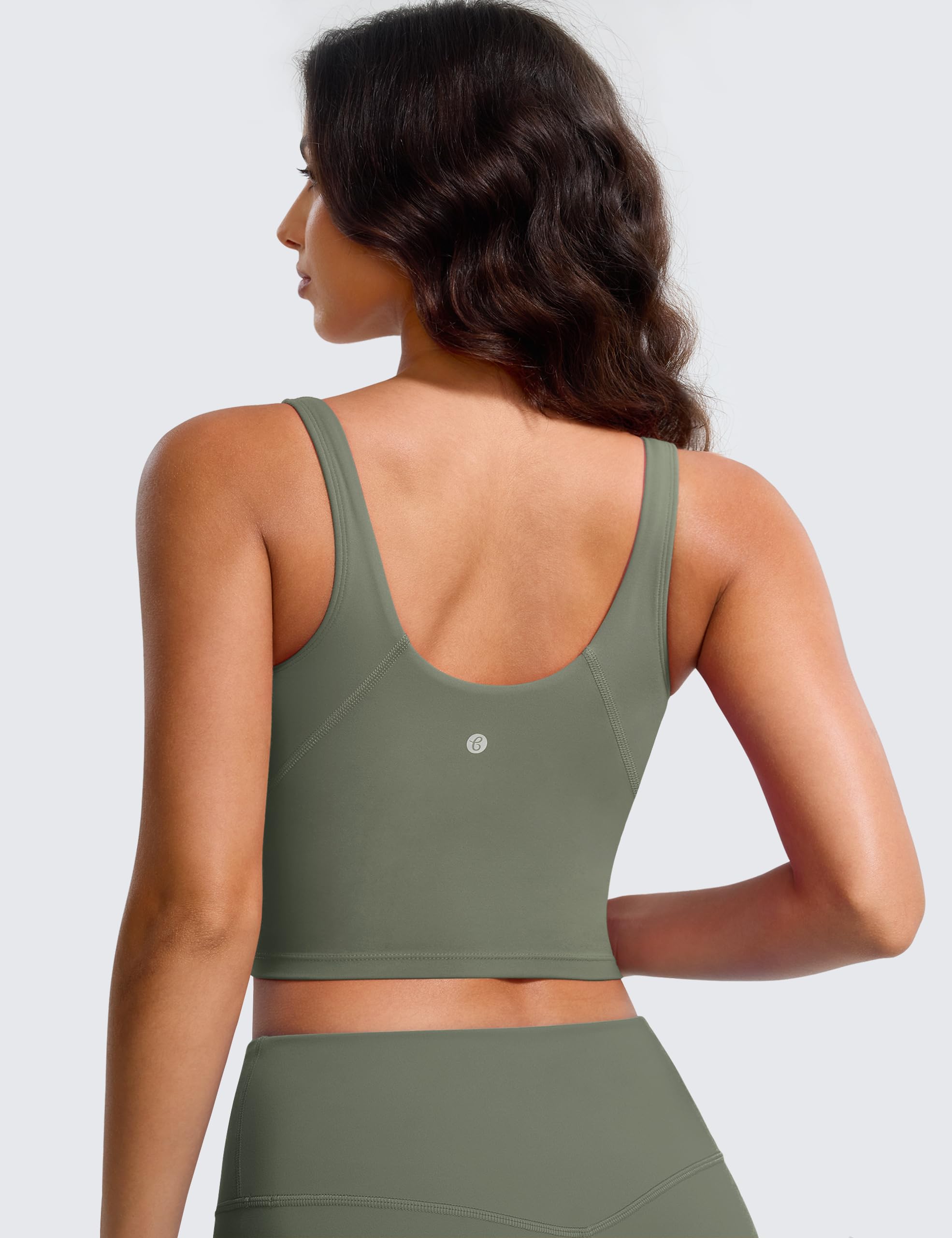 BAYDI Clouduxi - Reggiseno sportivo da donna, con scollo a V, imbottito, con schiena a U, senza ferretto