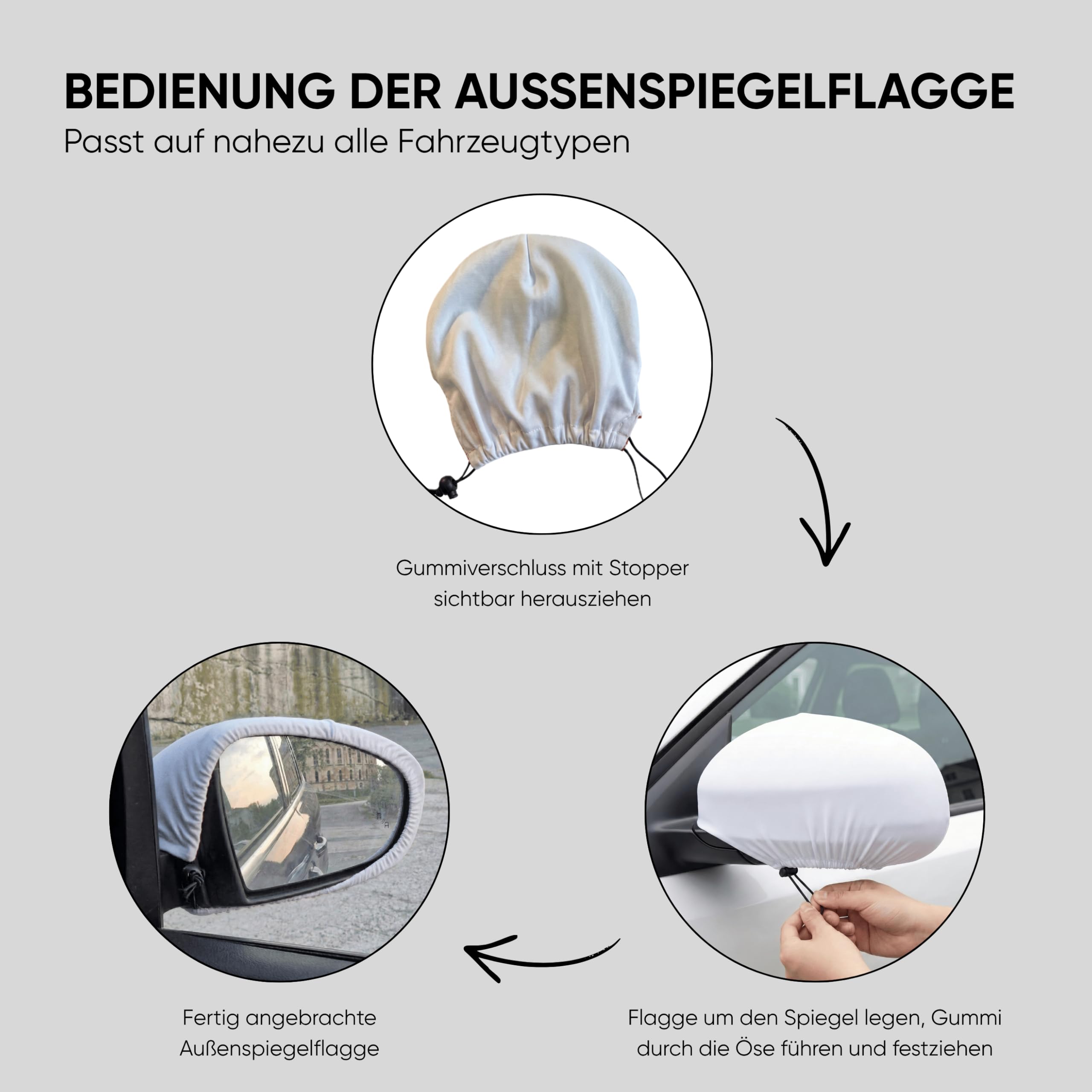 Sonia Originelli Fanset Fanartikel für das Auto Außenspiegelfahnenset Magnetfahnen für die Türen EM WM Fussball, Farbe: Deutschland