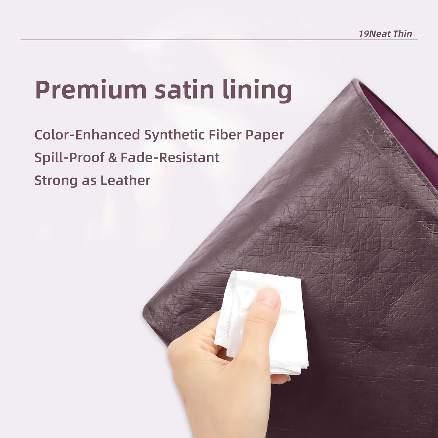 Lightweight Insert for Longchamp Bag, With Side Zipper and Water Bottle Holder, Waterproof Surface and Silky Satin Interior(Energy/Xtra Large, Cassis)
