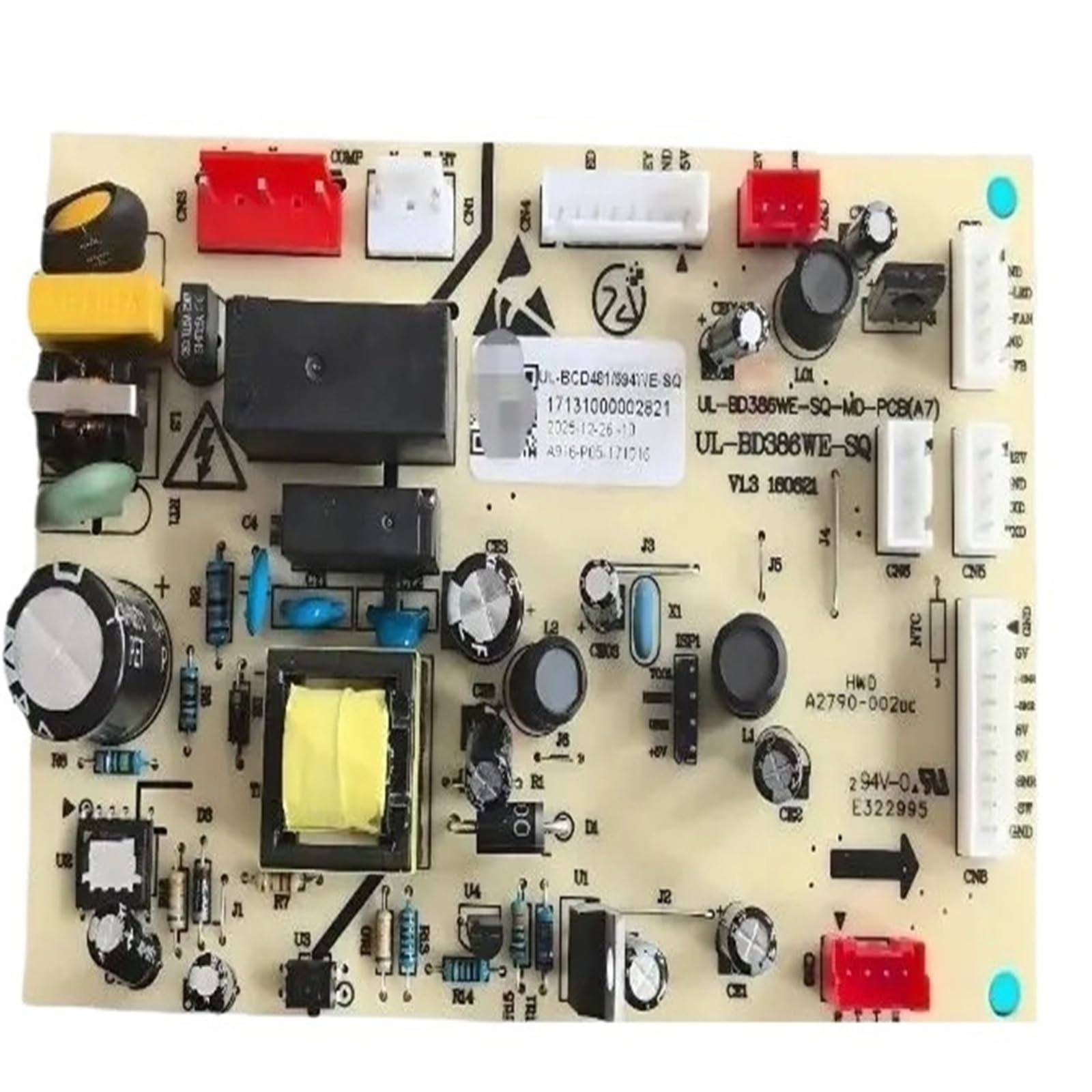 Refrigerator Motherboard, 17131000002821,UL-BD386WE-SQ,refrigerator Control Board