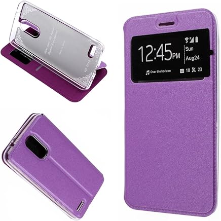 MISEMIYA - Funda LG K9 / LG K8 2018 - Funda Solo, Cover Im?n Sport Soporte,Morado MISEMIYA - Funda LG K9 / LG K8 2018 - Funda Solo, Cover Im?n Sport Soporte,Morado