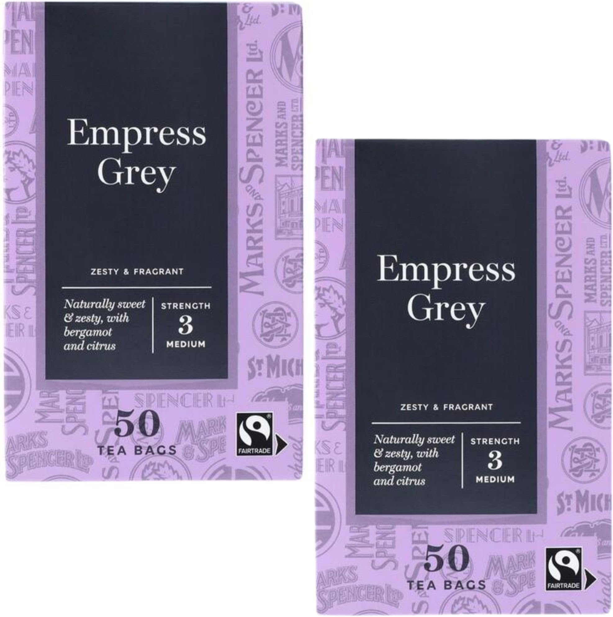 2 X Empress Grey Tea Bundle - 100 Tea Bags – With Oerich Inspirational Card