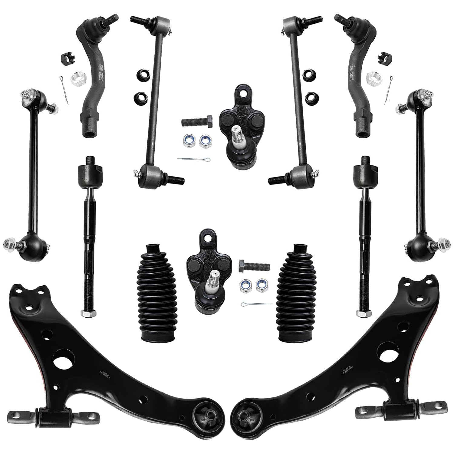 Detroit Axle - FWD Front End Suspension Kit for 2001-2003 Toyota Highlander