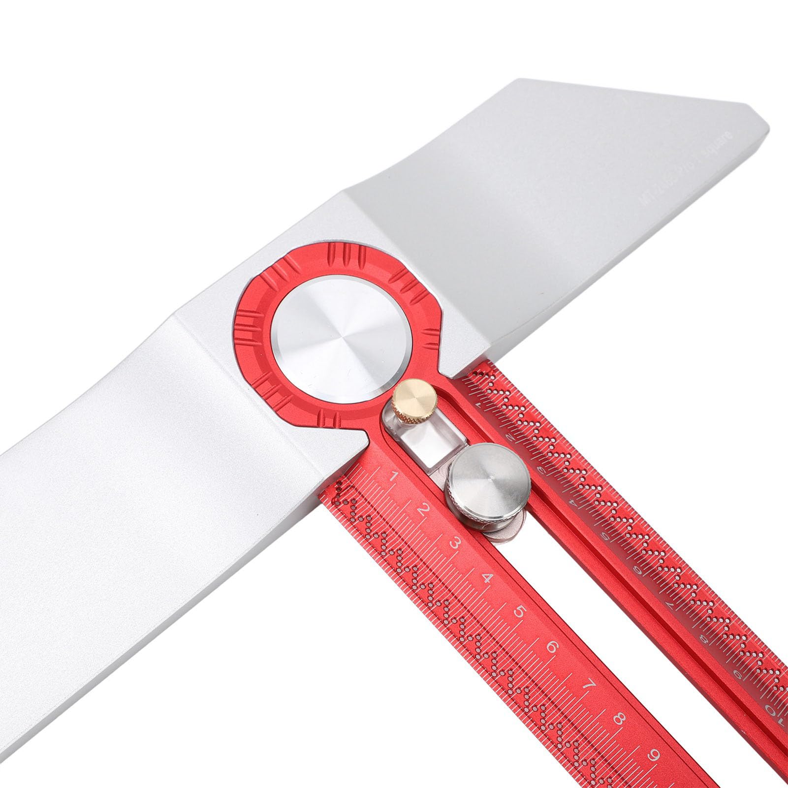 Hidyliu Regla para Carpintería Tipo T, Aleación de Aluminio, Alta Precisión para Trazar y Medir con Precisión, Adecuada para Entusiastas del Bricolaje
