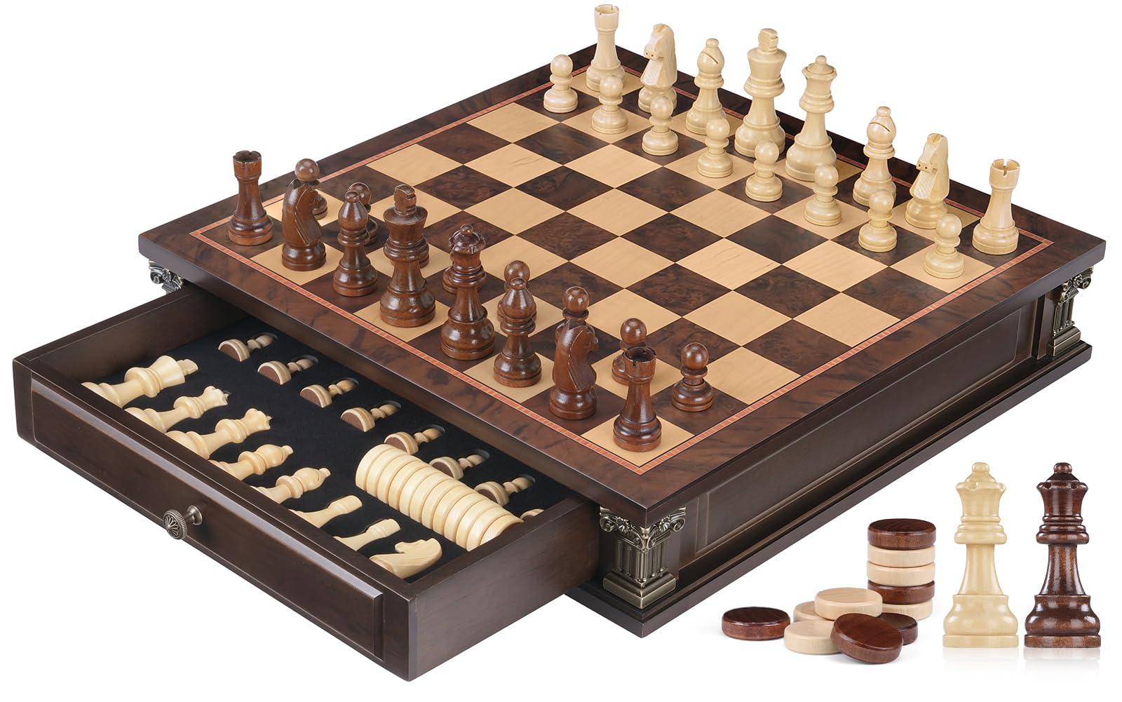 peradix jeu d'échecs magnétique tiroirs