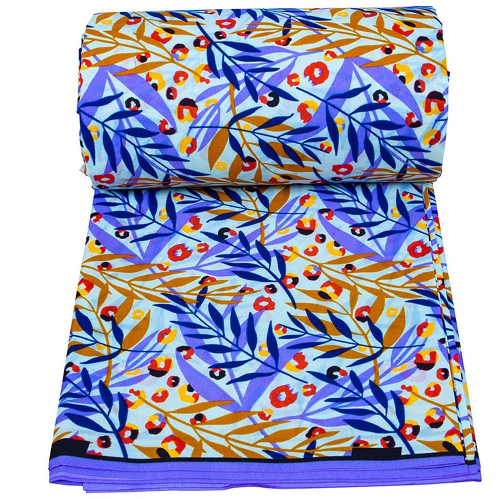 Tessuto con stampa batik nazionale africano Tessuto floreale piccolo geometrico fronte-retro