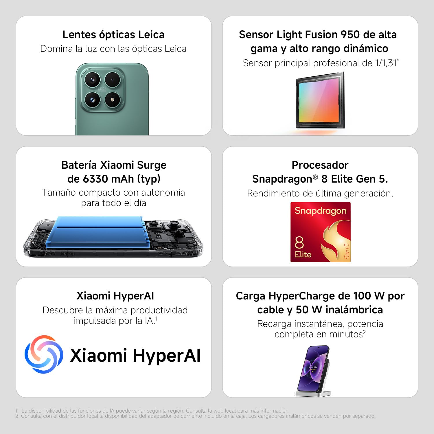 XIAOMI 17 - 12+512GB Smartphone, Leica Summilux Optical Lenses, Snapdragon 8 Elite Gen 5, 6.3" CrystalRes OLED Display, 100W HyperCharge, Charger Not Included, Black (ES Version) — view 3