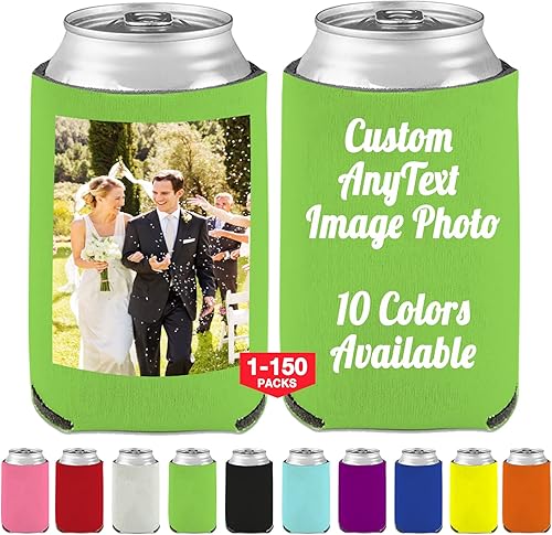 Miniatura 14 de Hasta 150 fundas personalizadas para latas, enfriador de cerveza a granel, enfriador de latas personalizado, soporte para botellas de bebidas