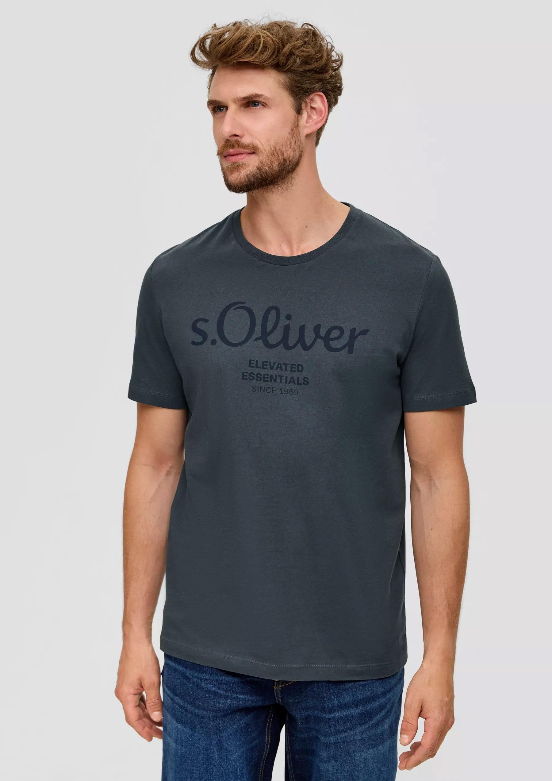 s.Oliver Herren T-Shirt mit Logodruck (DE/NL/SE/PL – Bild 3