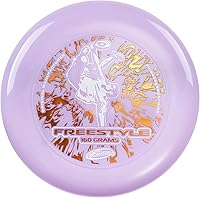 WHAM-O Frisbee Freestyle Flying Disc 160g 10.5 Inch - Durable Flexible PE for Beach Backyard Family Fun Tricks